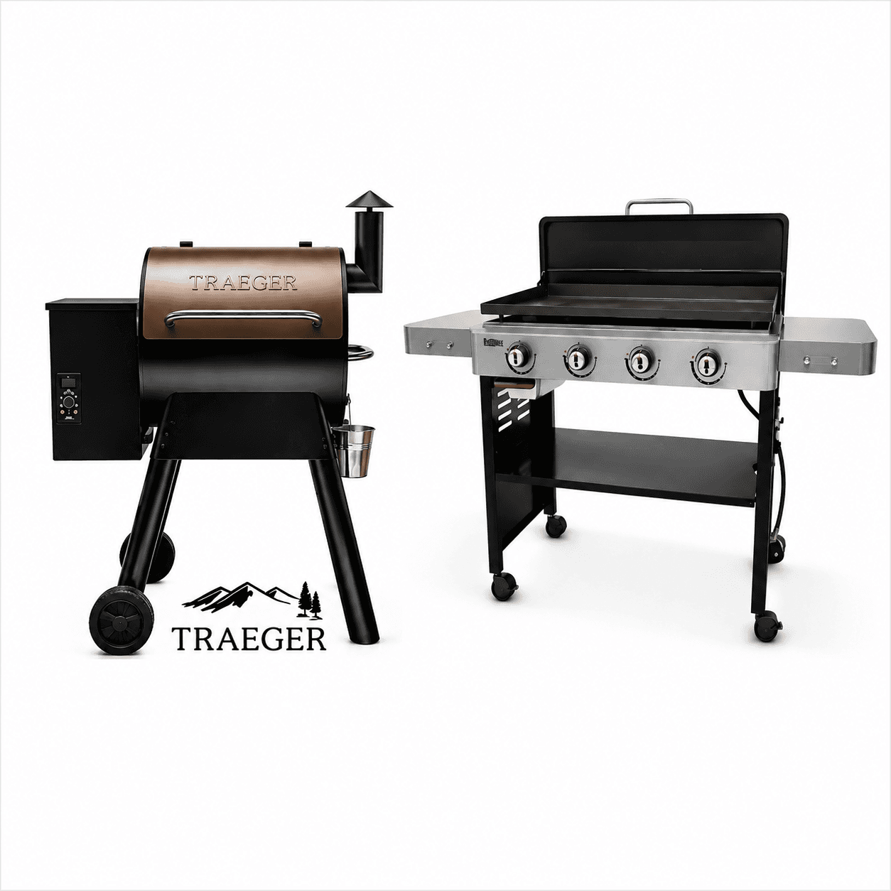 Weber 36" Gas Griddle 4 Burner With Top