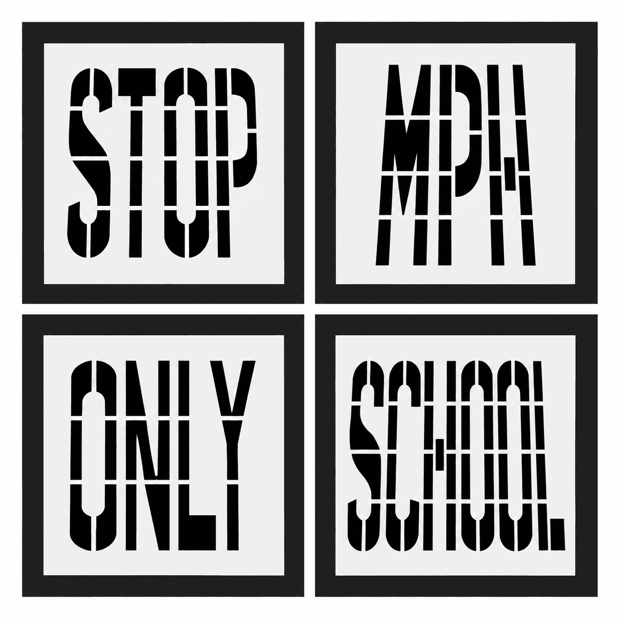 Word Stencils