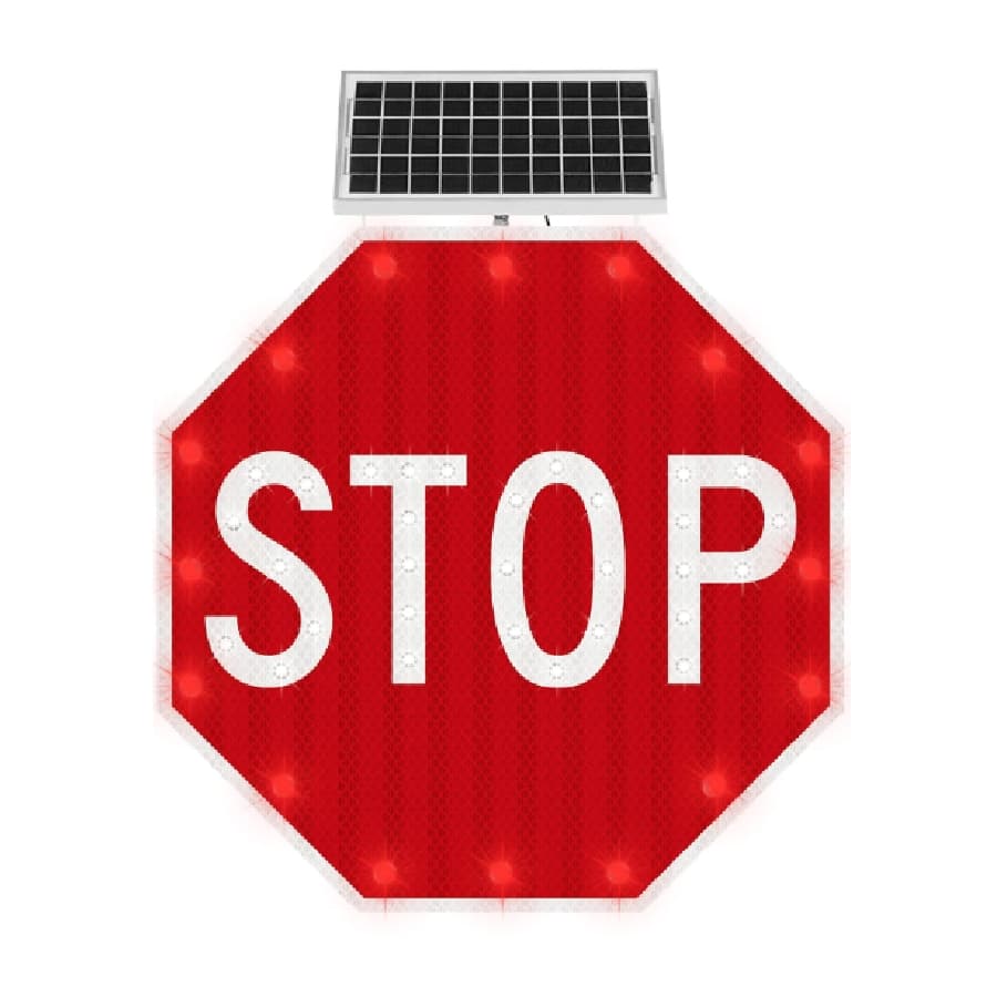 Flashing Solar Signs