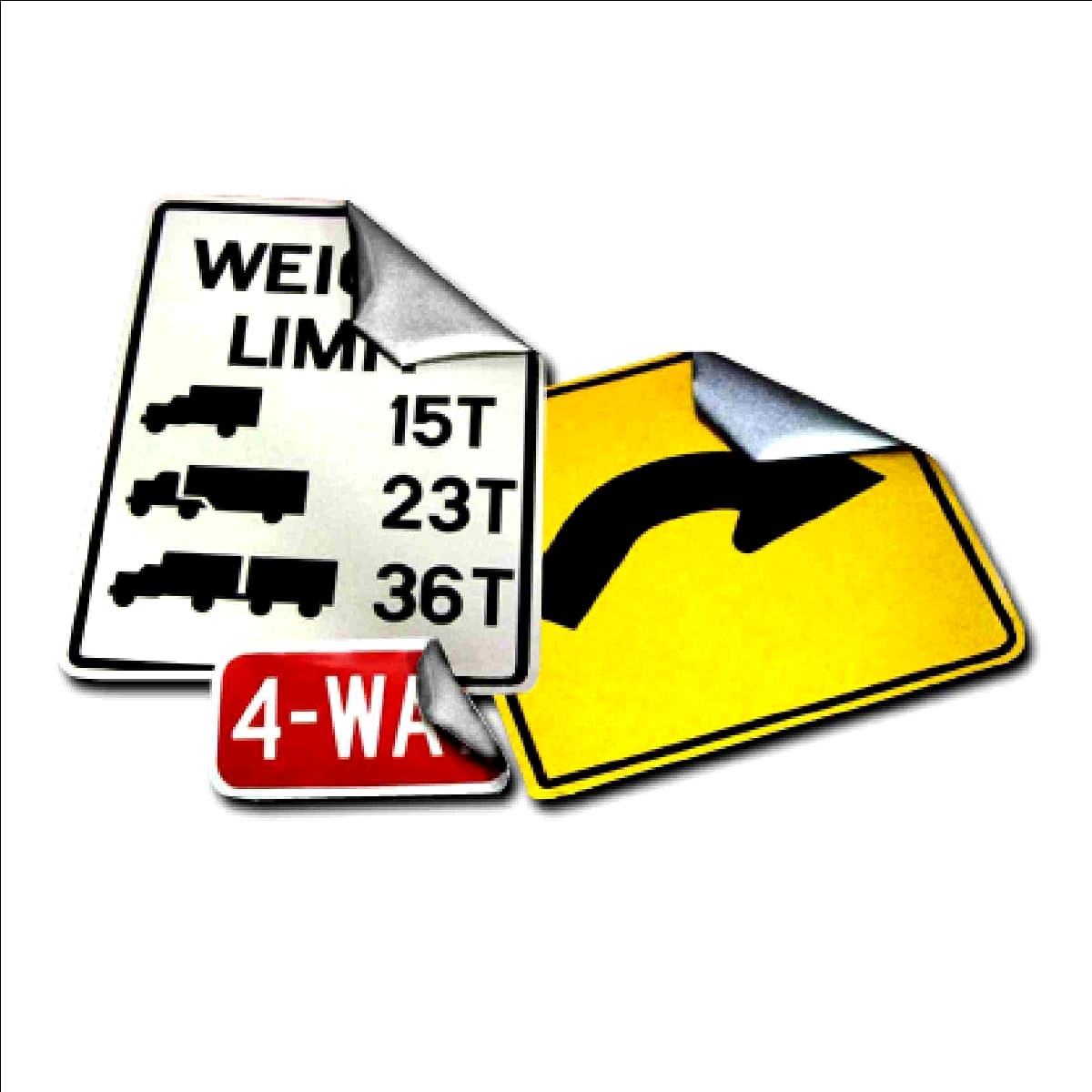 Custom Reflective Sign Faces