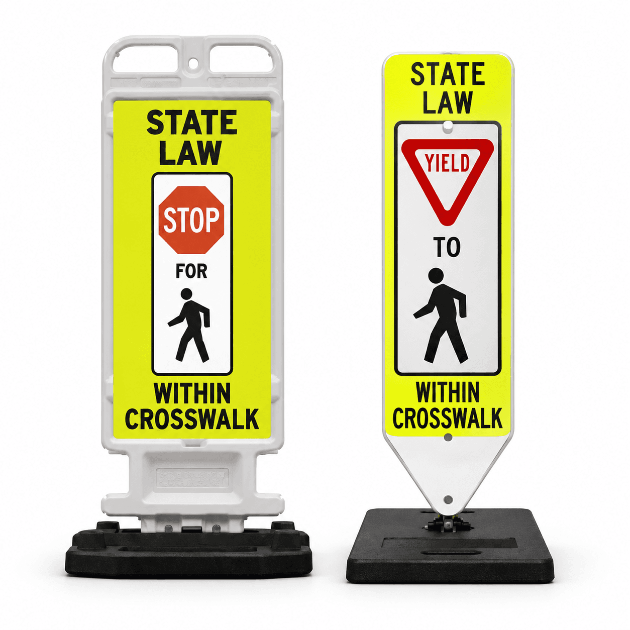 In Street Pedestrian Signs