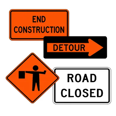 Temporary Warning Signs